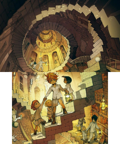 The Promised Neverland - Stairs