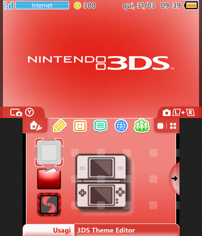 Nintendo 3DS Red Theme