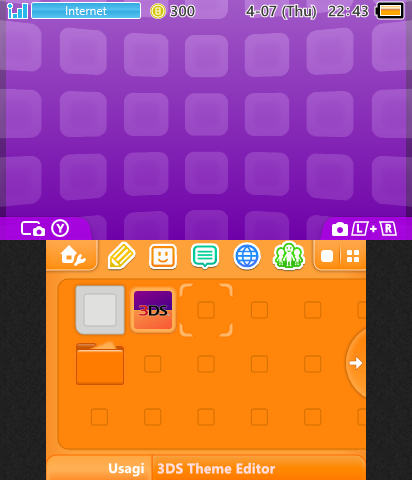 Orange And Purple Theme