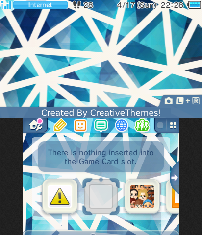 Shattered Blue palette Theme V2