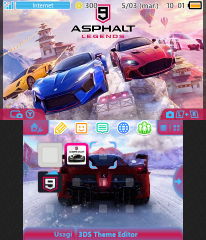 asphalt 9 theme