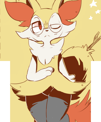 Cute Braixen Splash