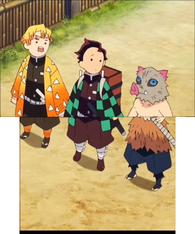 tanjiro zenitsu inosuke