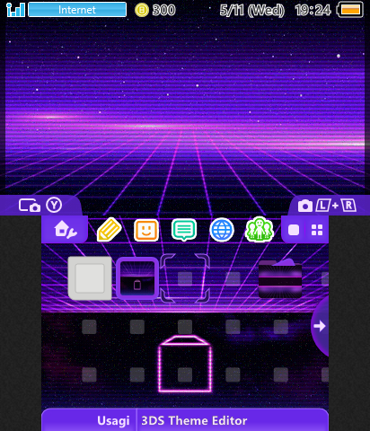 Purple Vibin' Vaporwave (NO MII)