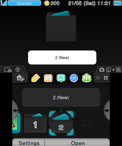N2DSXL blue/gray theme