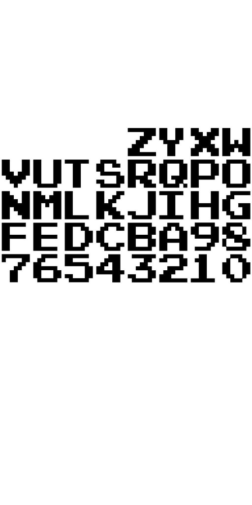 Pixel NES Alphabet