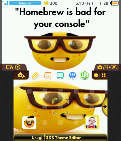 goofy ahh nerd face meme