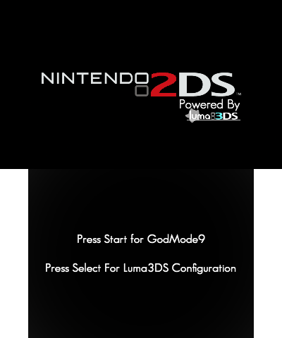 Nintendo 2DS Powered By Luma3DS