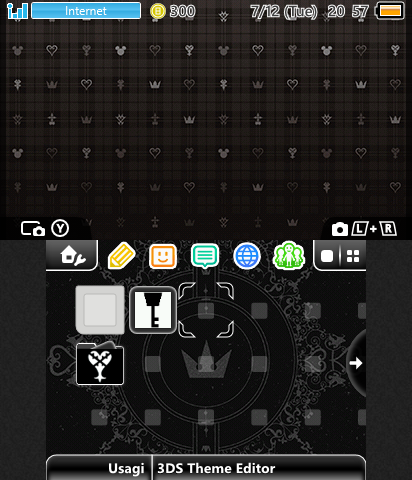 Kingdom Hearts - Black/Black