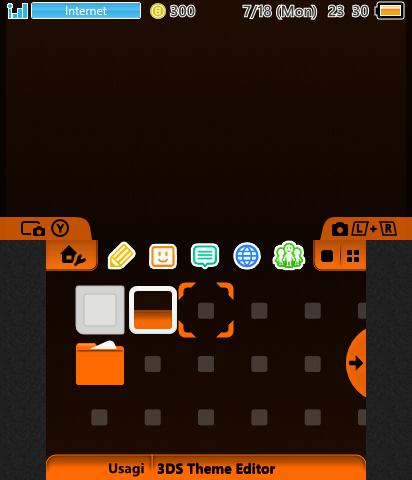 Orange High Contrast Theme