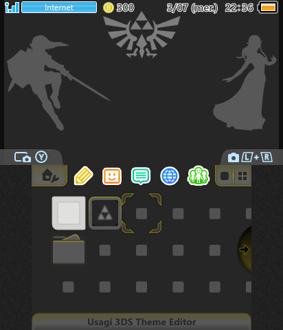 Zelda x Link flat grey