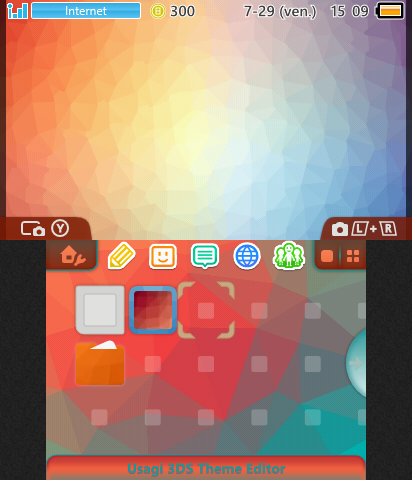 multicolor theme
