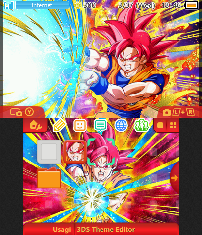 SS God Goku V2 - Dokkan