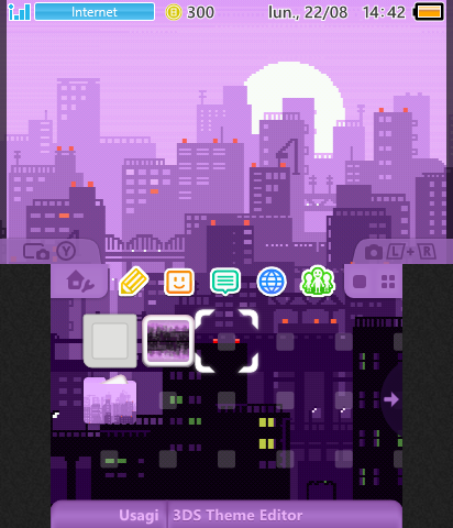 Purple pixel City