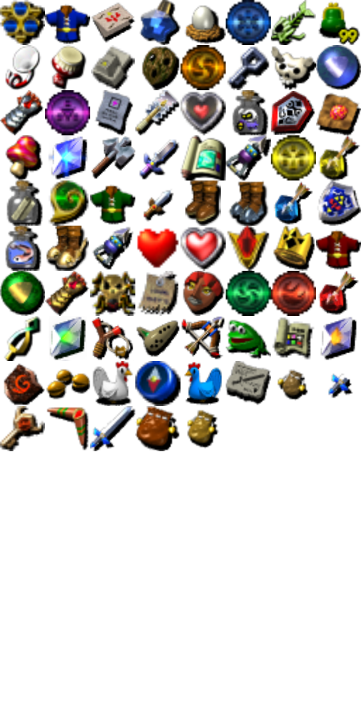 Ocarina of Time N64 Icons