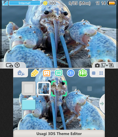 Blue lobster