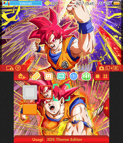 SS God Goku V4 - Dokkan