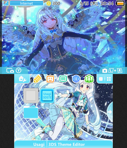 白銀リリィのカスタムテーマ (Dreaming bird)