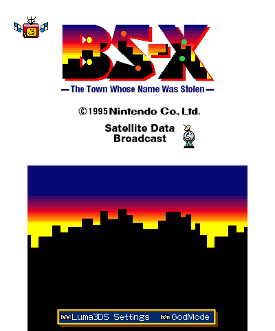 BS-X Titlescreen