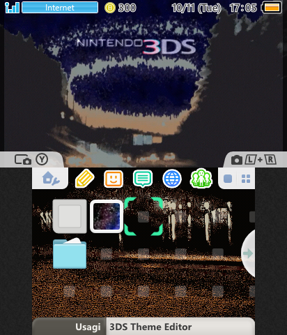 Nintendo 3DS Night Theme