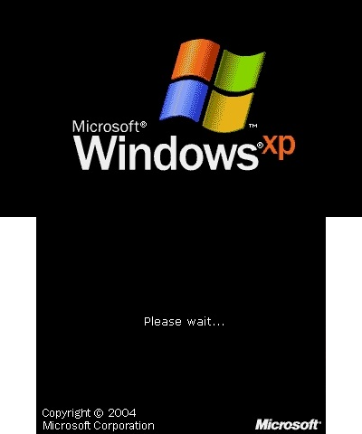 Windows XP boot screen