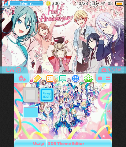 プロセカ セカイのカスタムテーマ