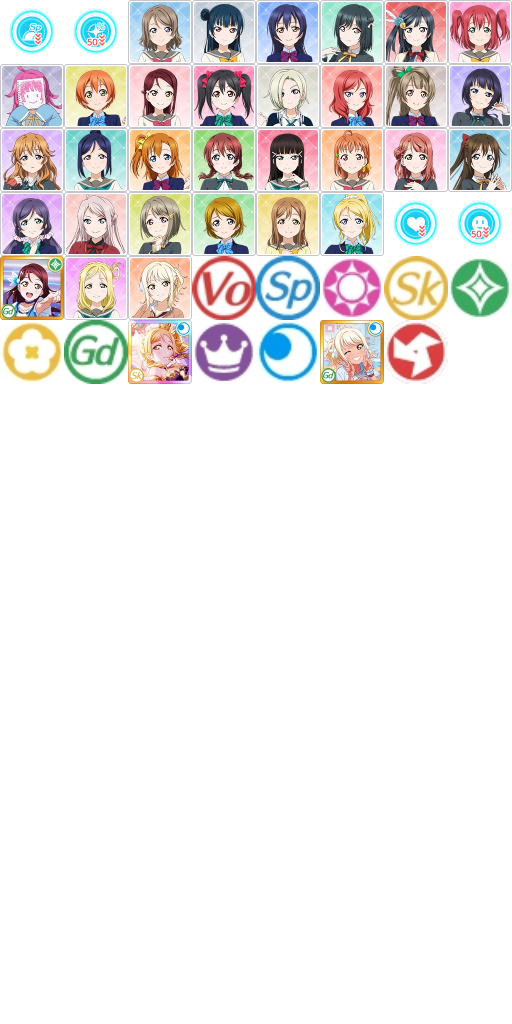 Love Live All Stars Icons