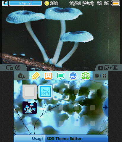 Blue Mushroom Theme