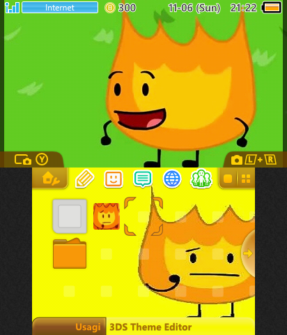 BFDI Firey Theme