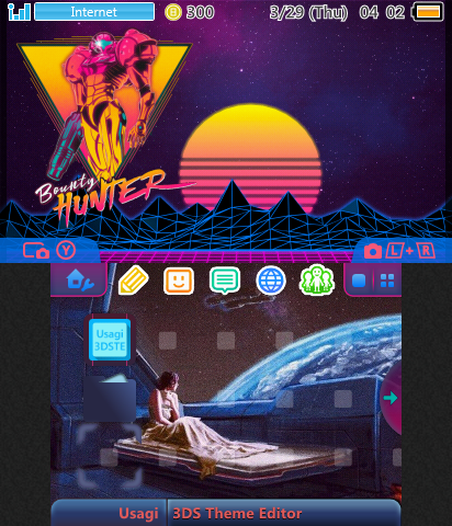 Metroid Synthwave Samus