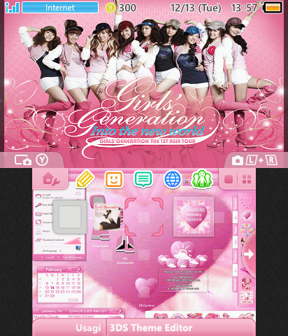 soshi pink kpop theme snsd