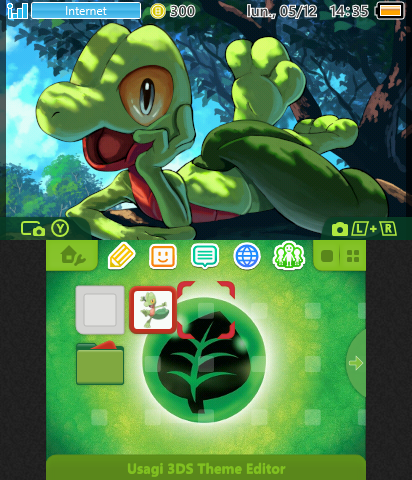 Pokémon - Treecko on a tree