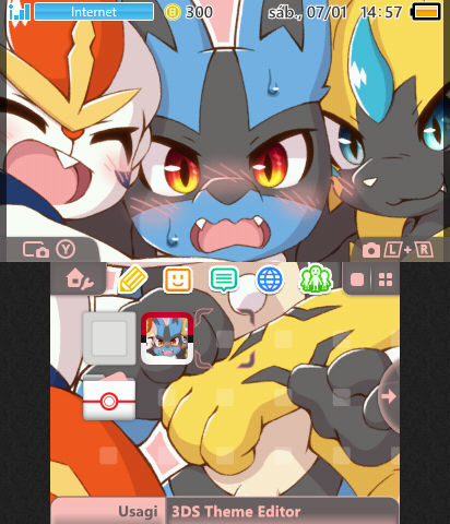 Cinderace, Lucario and Zeraora