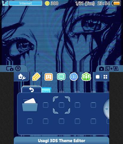 Sad Blue Cybercore Aesthetic