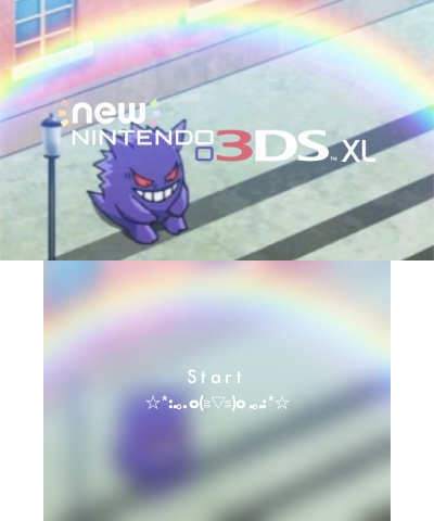 Gengar and his rainbow