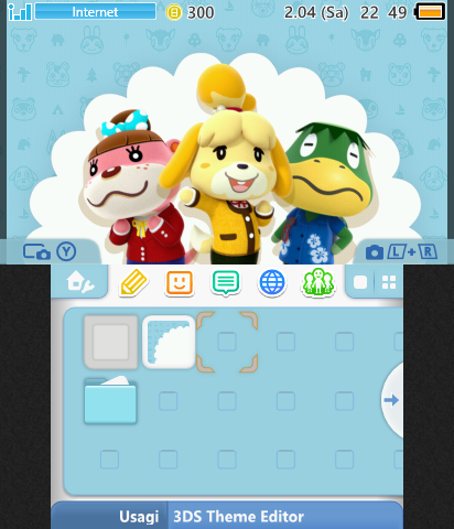 Animal Crossing Blue