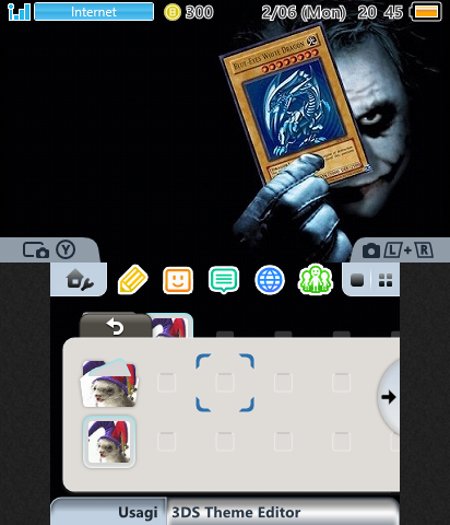 Joker holding Blue Eyes