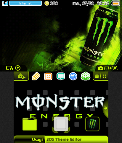 MONSTER ENERGY (OG lime green)