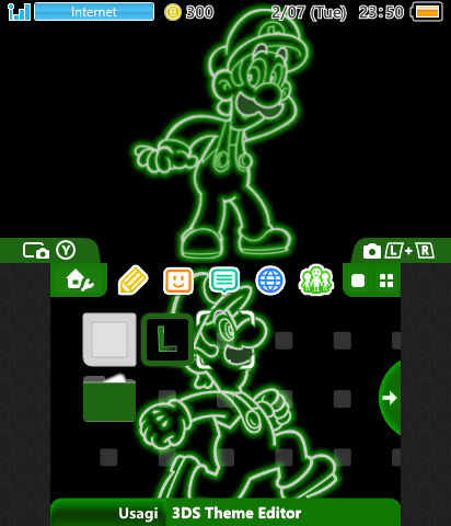 Neon Luigi