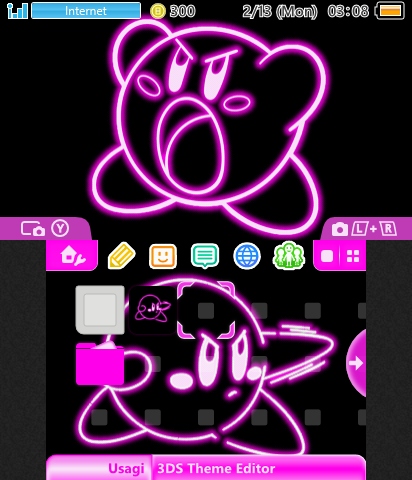 Angry Neon Kirby
