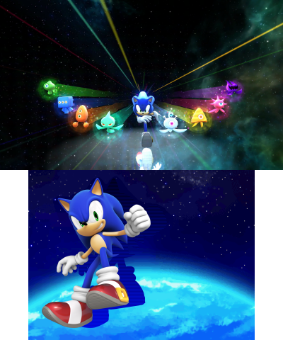 Sonic Colors Title Screen