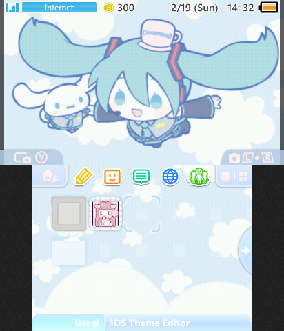 Miku and Cinnamoroll