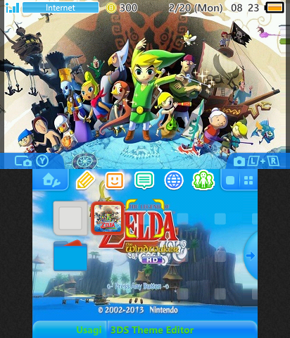 Zelda Wind Waker 3DS Mockup 
