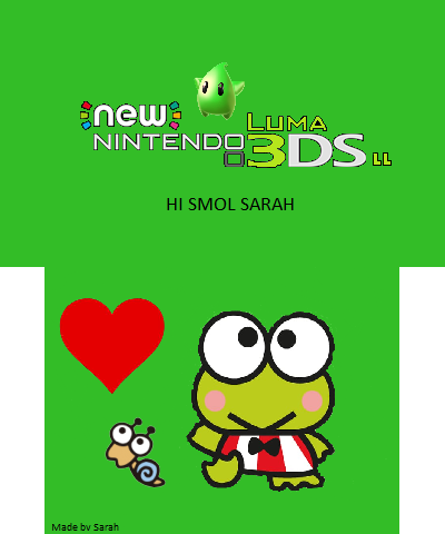 Keroppi Luma 3DS