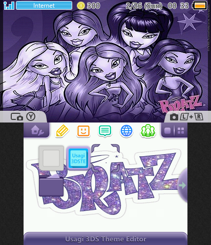 Bratz purple Y2K aesthetic