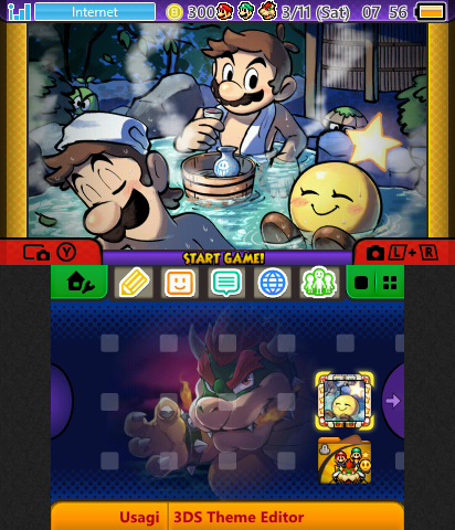 Mario & Luigi Bathing