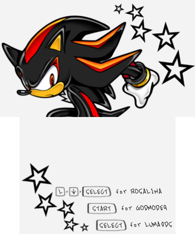 Shadow the Hedgehog + Stars