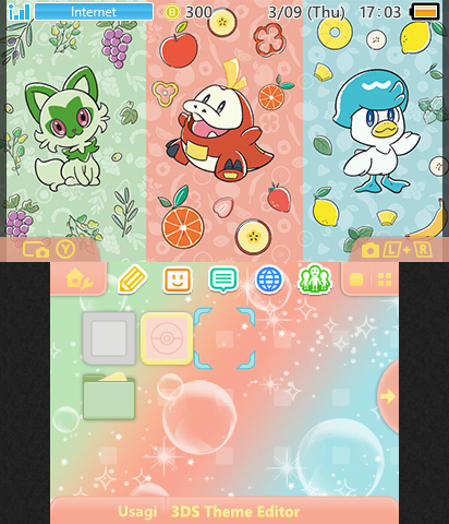 scarlet & violet starters theme