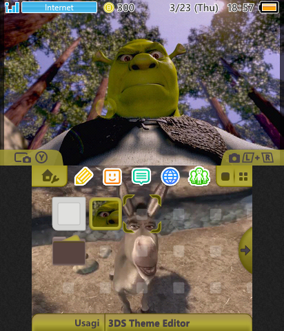 Shrek Looking at Donkey