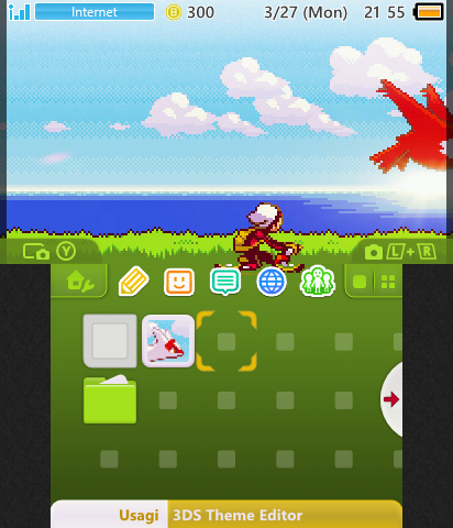 Soothing Latias Pixel Theme